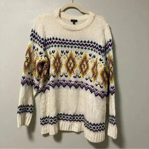 Talbots wool  blend fair isle sweater